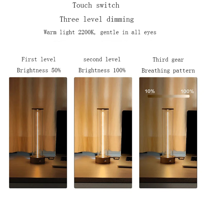 Luz Ambiente LED com Sucção Magnética – 3 Níveis de Brilho e Design Ajustável para Ambientes Internos