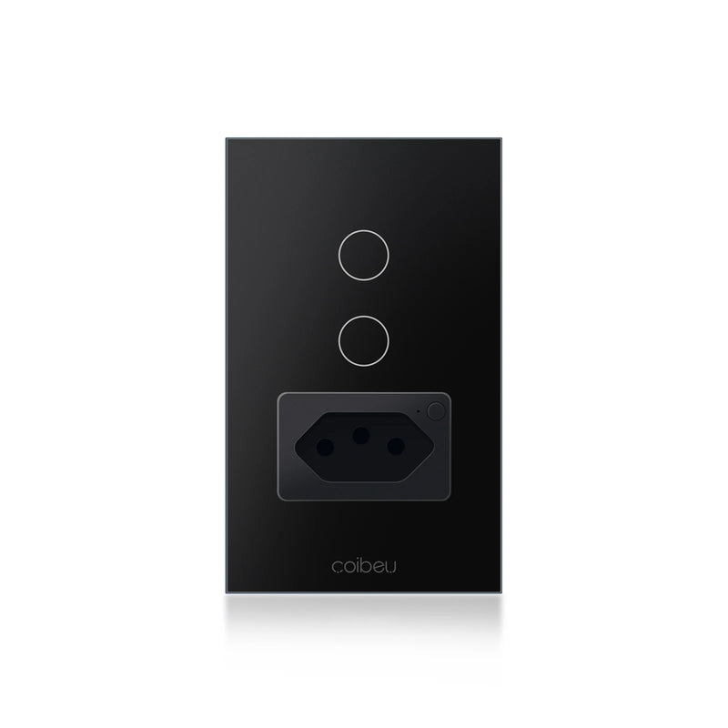 Interruptor Inteligente Wi-Fi Tuya – Controle por Toque, Compatível com Alexa e Google Assistant para Automação Residencial