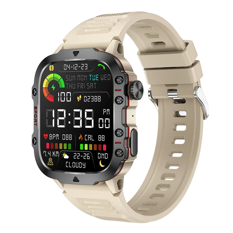 Relógio Inteligente Masculino Xiaomi – Smartwatch Bluetooth com Chamada, Fitness, 3ATM, IP68 à Prova d'Água e Compatível com Android