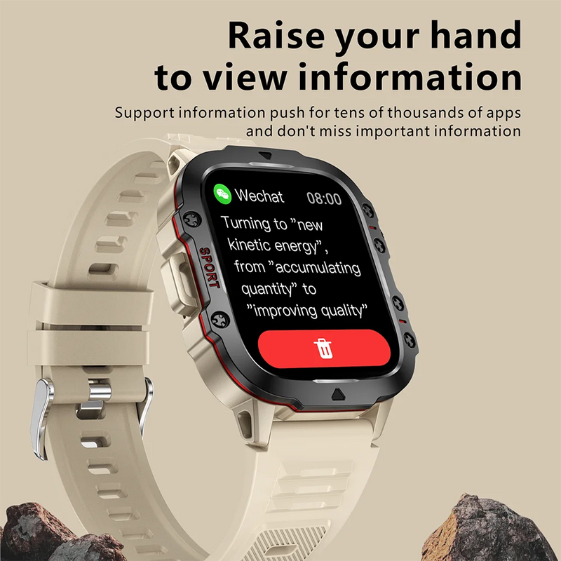 Relógio Inteligente Masculino Xiaomi – Smartwatch Bluetooth com Chamada, Fitness, 3ATM, IP68 à Prova d'Água e Compatível com Android