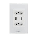Interruptor Inteligente Wi-Fi Tuya – Controle por Toque, Compatível com Alexa e Google Assistant para Automação Residencial