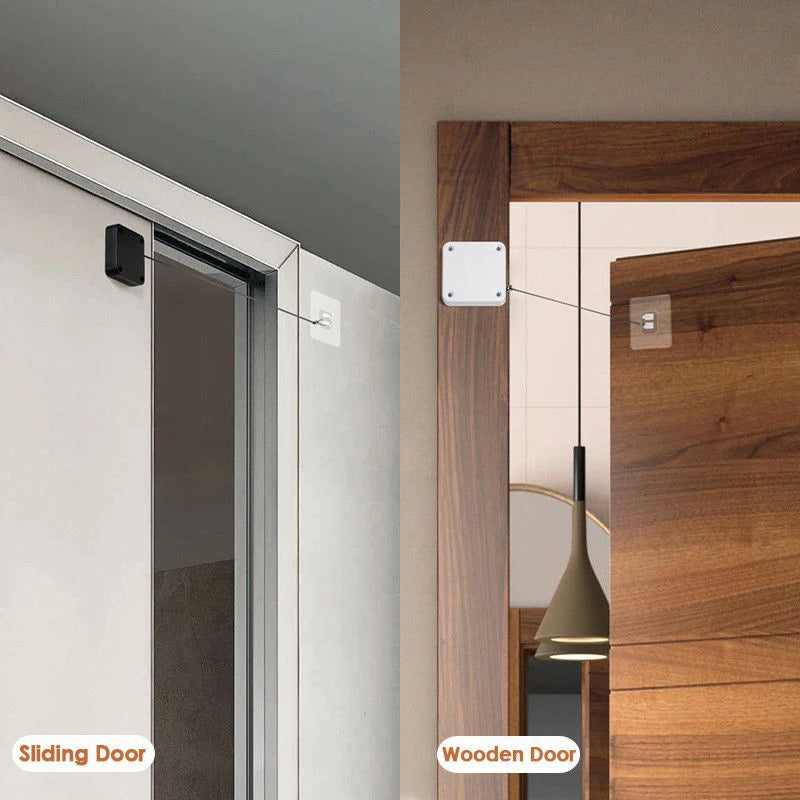 Fechadura Automática com Sensor para Porta – Batente Ajustável e Sem Impacto para Fechamento Suave e Prático