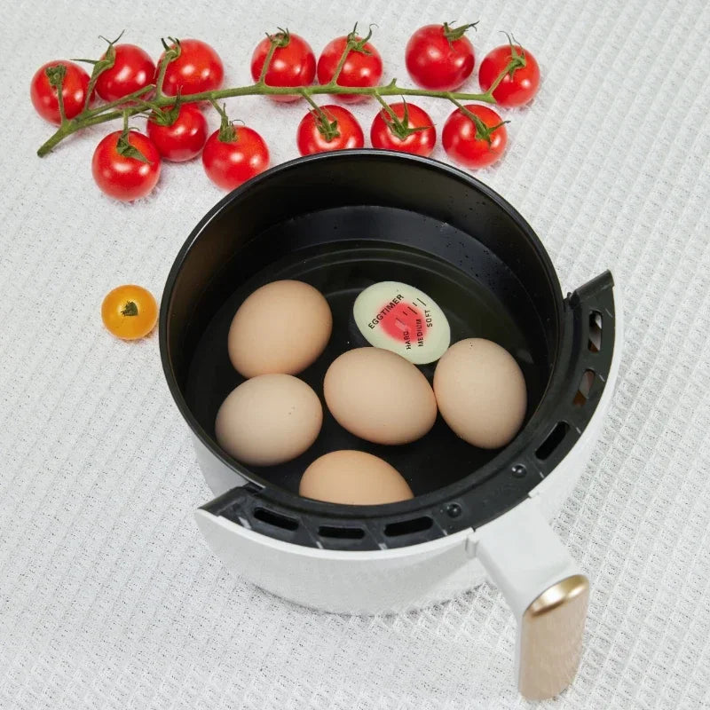 Medidor de Ovos Cozidos com Temporizador – Utensílio Decorativo para Cozinha, Ferramenta Prática para Cozinhar Ovos Perfeitos