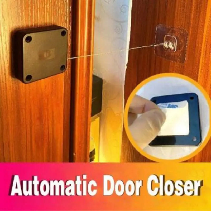 Fechadura Automática com Sensor para Porta – Batente Ajustável e Sem Impacto para Fechamento Suave e Prático