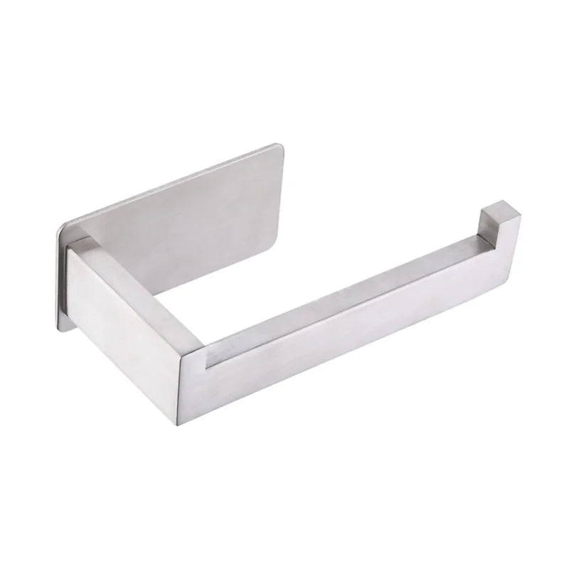 Suporte de Papel Higiênico de Aço Inoxidável 304 – Acessório Moderno para Banheiro