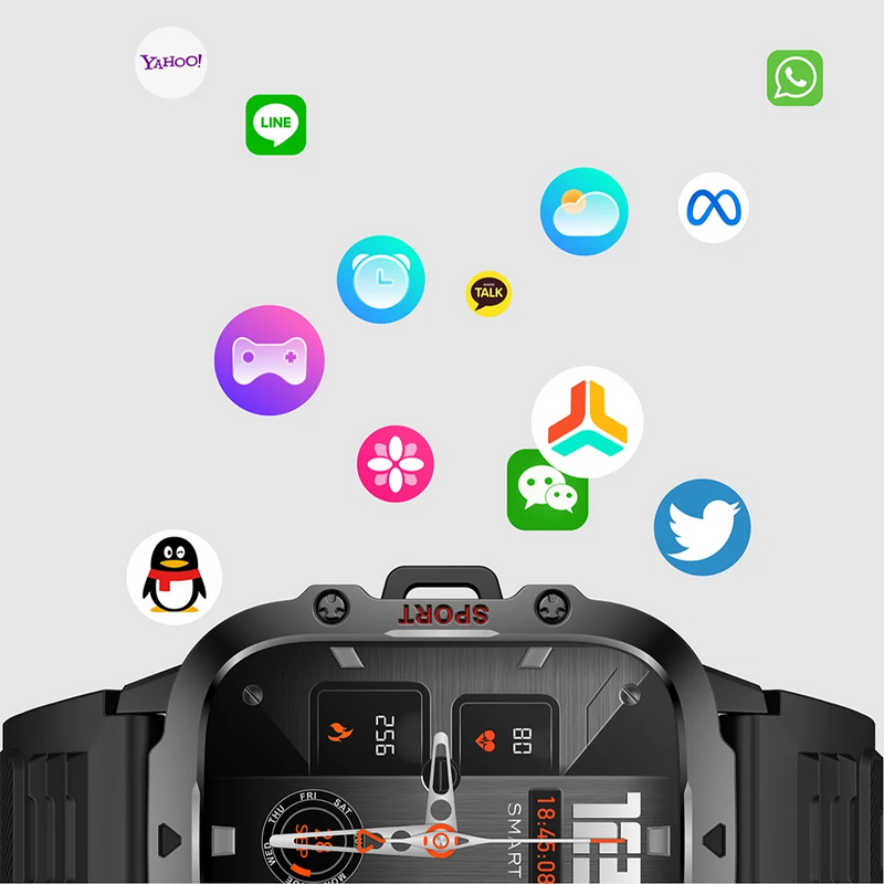 Relógio Inteligente Masculino Xiaomi – Smartwatch Bluetooth com Chamada, Fitness, 3ATM, IP68 à Prova d'Água e Compatível com Android