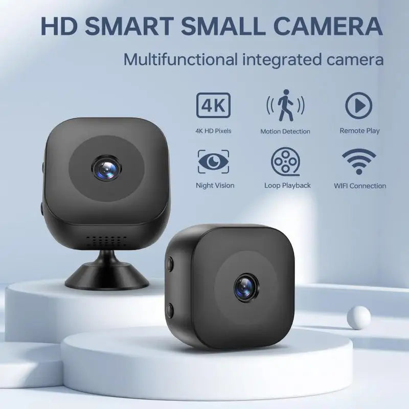 Câmera de Segurança Xiaomi MIJIA 4K – Visão Noturna Full Color, Monitor Wi-Fi à Prova d'Água com Detecção de Movimento