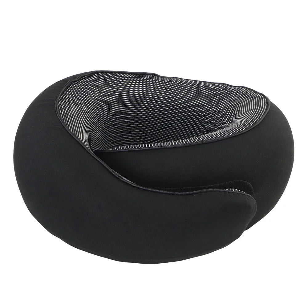 Travesseiro Portátil em Forma de U – Espuma Viscoelástica, Confortável para Viagem e Descanso, Suporte para Pescoço e Relaxamento
