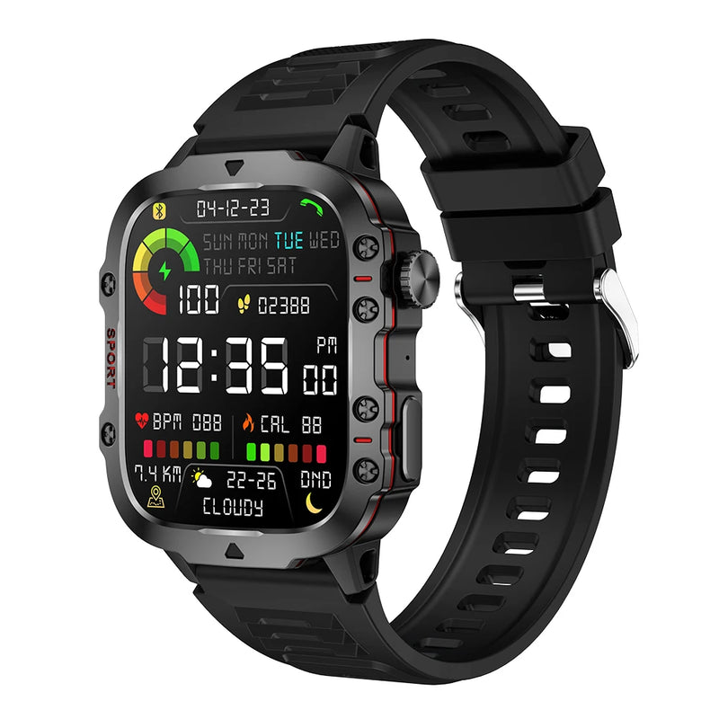 Relógio Inteligente Masculino Xiaomi – Smartwatch Bluetooth com Chamada, Fitness, 3ATM, IP68 à Prova d'Água e Compatível com Android