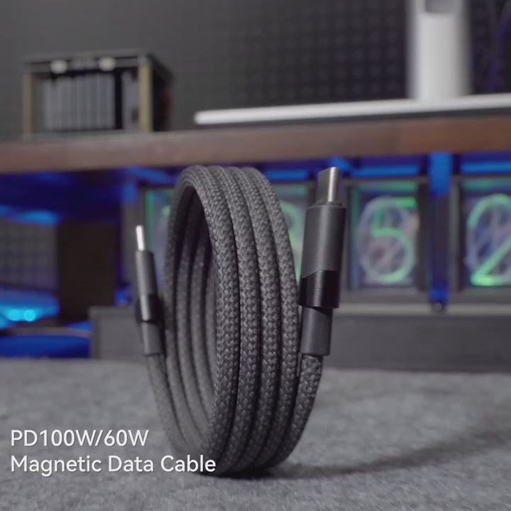 Cabo Magnético de Carregamento Rápido USB-C 100W Essager