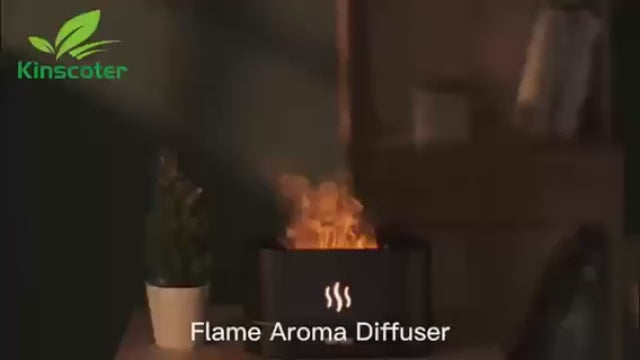 Aroma Difusor Ultrassônico KINSCOTER – Umidificador de Ar com Luz LED e Tecnologia Cool Mist para Óleos Essenciais